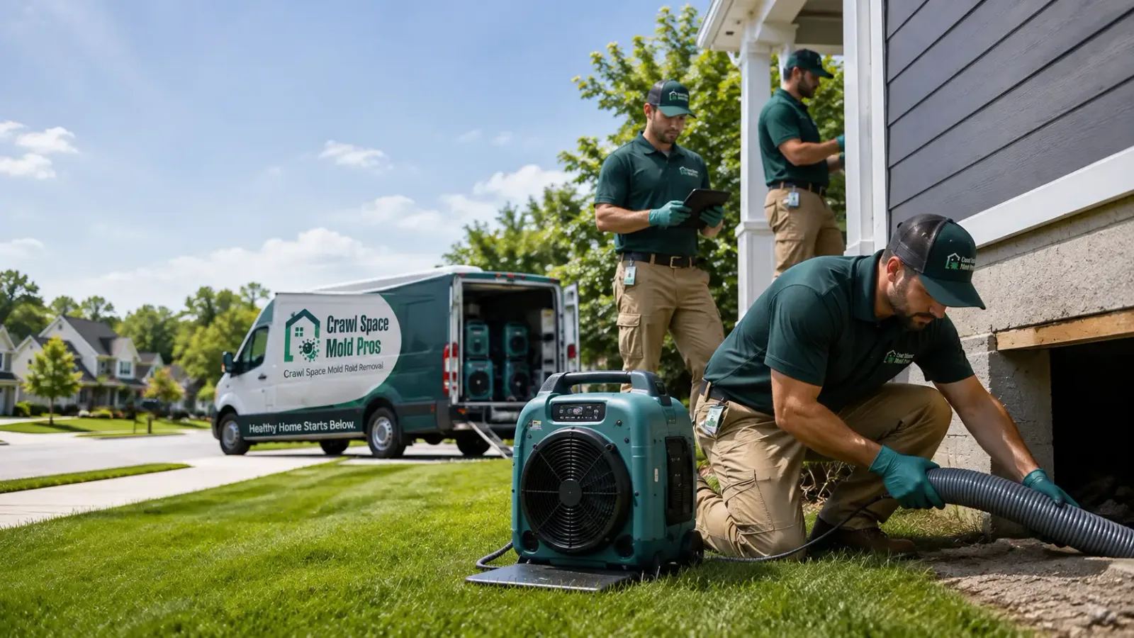 Crawl Space Mold Removal in Glandorf, OH